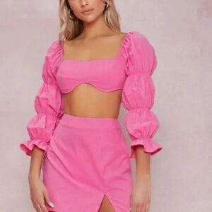 Shein Pink 2-Piece Set - XS - Brand New
